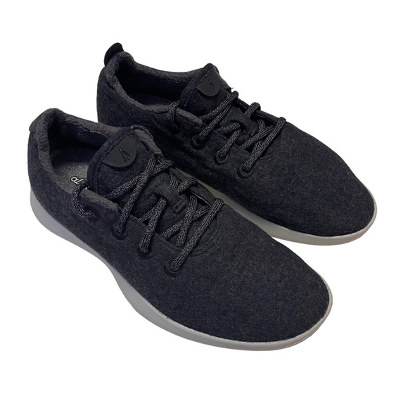 Allbirds Shoes mens wool runners Sneakers Grey Wool Low Top Lace Up Comfort M10 - Picture 1 of 9